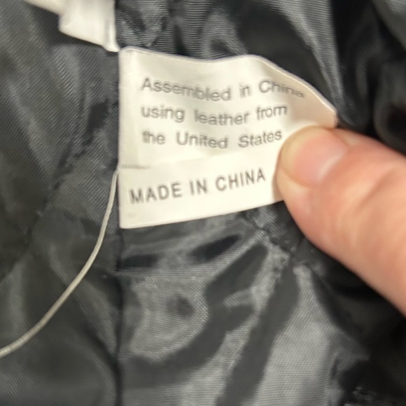 Vintage American Hide & Leather Men's Classic Black Leather Jacket - Picture 13 of 15